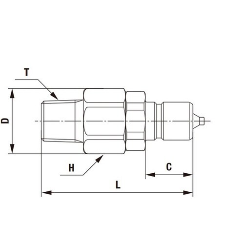 コンパクトカプラ(プラグ)真ちゅう FK