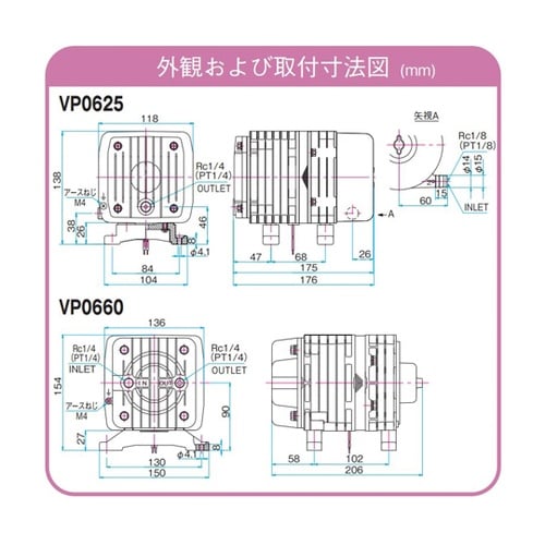 リニア真空ポンプ 到達真空度−33.3k