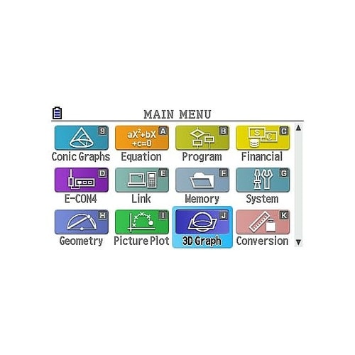10桁 関数電卓 (カラーグラフ) EA
