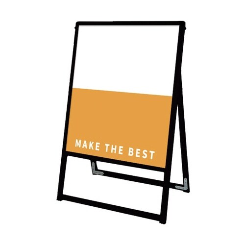 ブラックバリウススタンド看板 アルミ複合