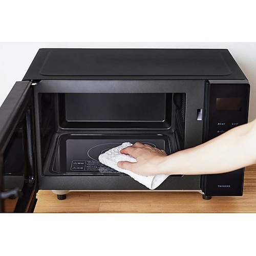 センサー付フラットオーブンレンジ ブラッ