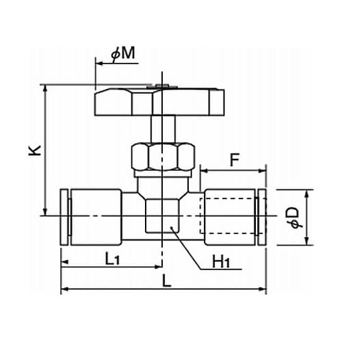 ミニチュアバルブ プッシュワンタイプ(イ