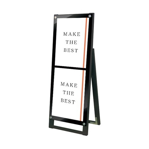 ブラックポスター用スタンド看板マグネジ