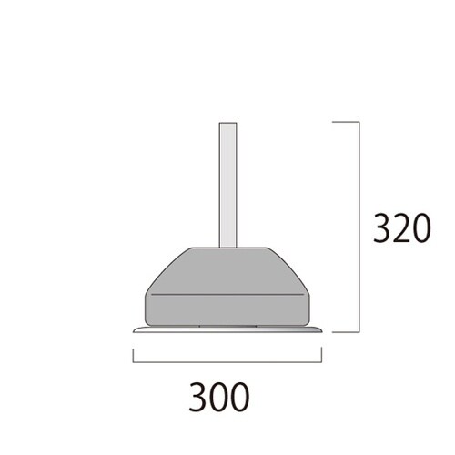 プラカードポール用ベース 水タンク付 B