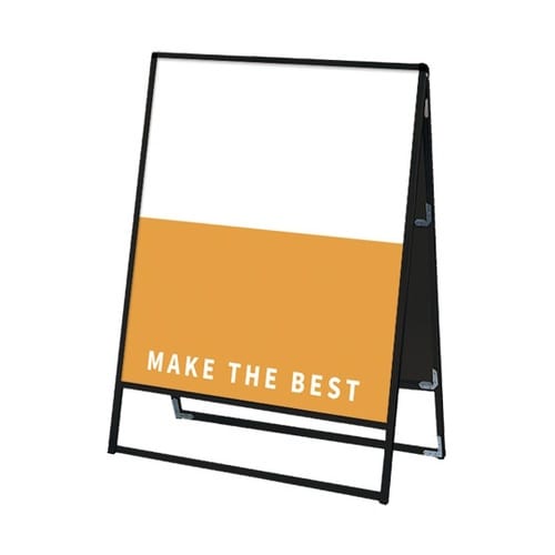 ブラックバリウススタンド看板 アルミ複合