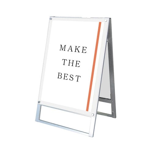ポスター用スタンド看板 A1両面ホワイト
