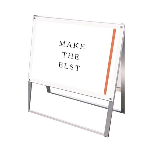 ポスター用スタンド看板 A1横両面ホワイ