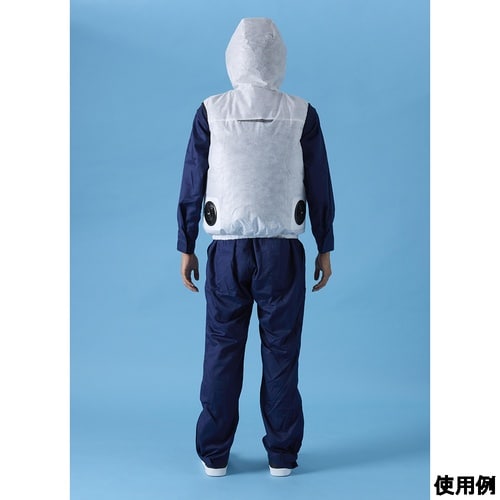使い切り空調服ジャンパー(ベスト)LL