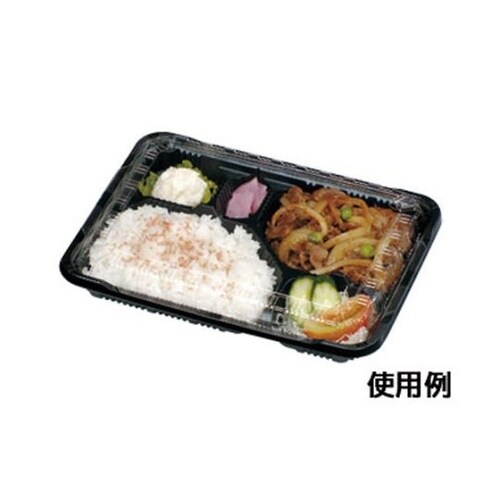 憩いRPー5ー1H黒E本体耐熱弁当容器5