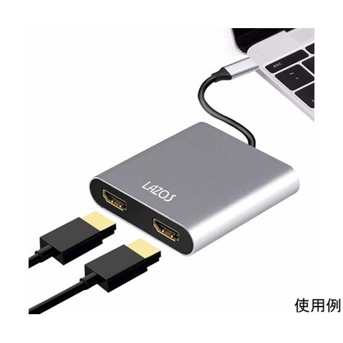 変換アダプタ TypeC 2in1 1ケ