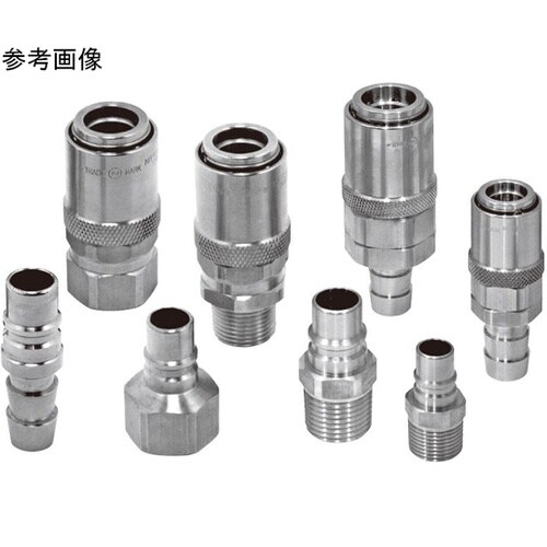 金型カプラ 大流量タイプ(プラグ)真ちゅ