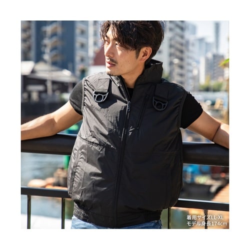 12V/22V 胸スイッチ式 空調ベスト