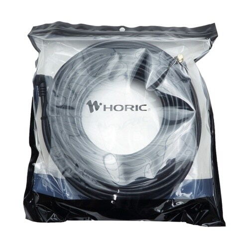 アンテナケーブル 15m ブラック L字