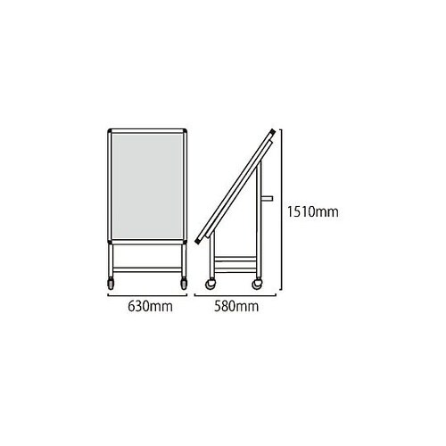 サポートサイン車いす白複合板 SPS−I