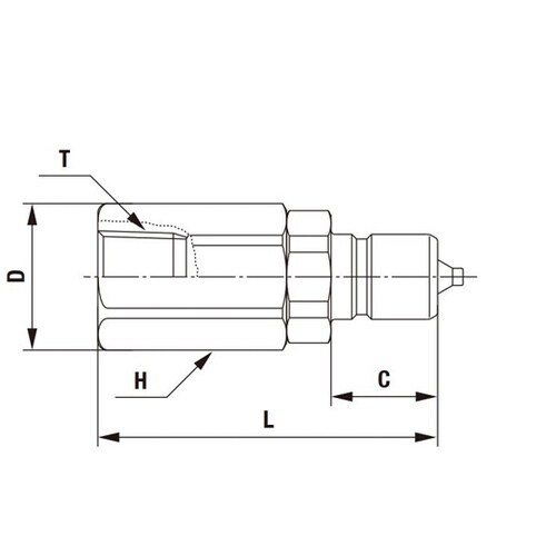 コンパクトカプラ(プラグ)真ちゅう FK