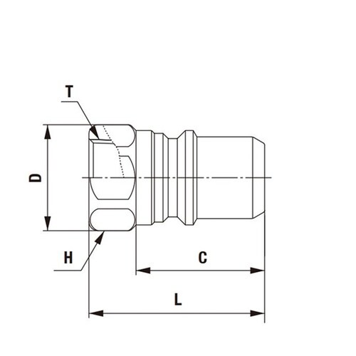 ゼロスピルカプラ(プラグ)真ちゅう NB