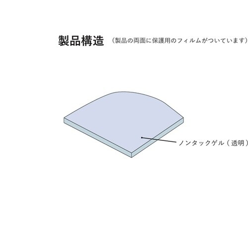 ノンタックゲル 500×500×5.0t