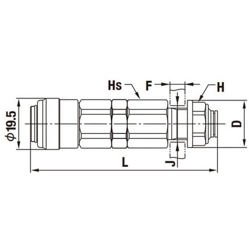 スーパーカプラ(ソケット)鋼鉄(クロムめ