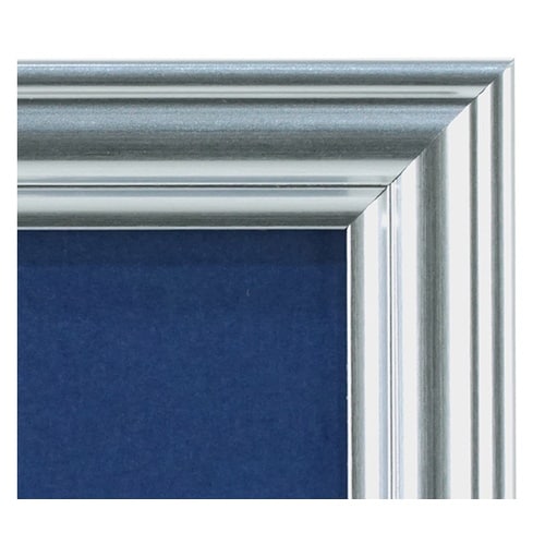 EX色紙額 スタンド付 GD(マット青)