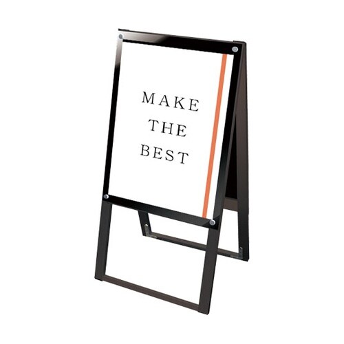 ブラックポスター用スタンド看板マグネジ