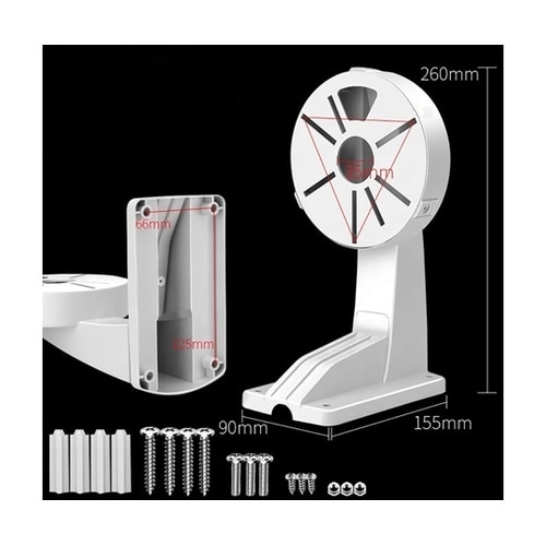 監視・CCTVカメラマウントABSブラケ