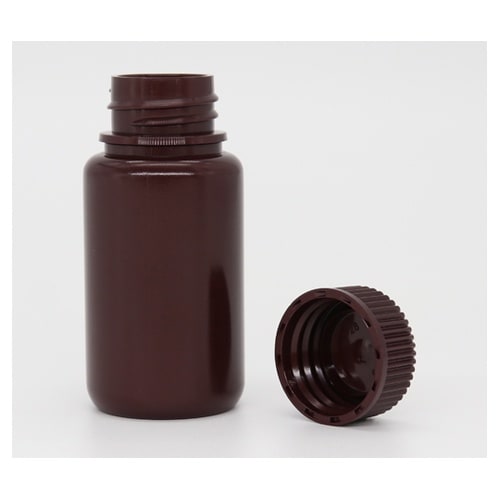 広口試薬ボトル(HDPE 褐色) 60m