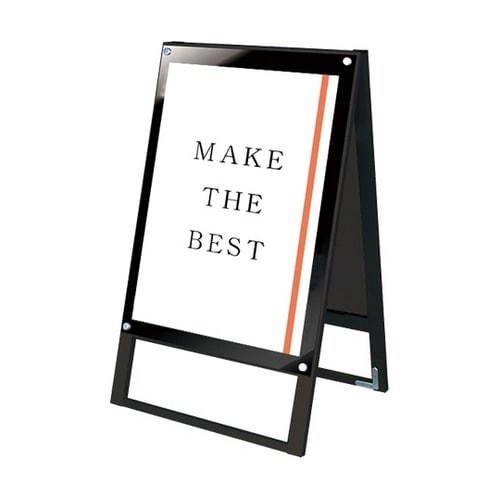 ブラックポスター用スタンド看板マグネジ