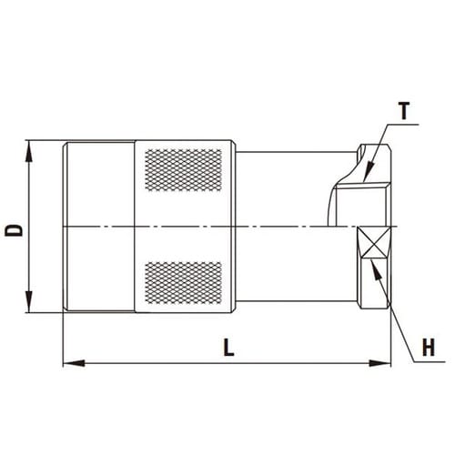 F35カプラ(ソケット)特殊鋼(ニッケル