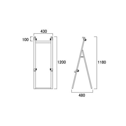 アルミニューイーゼル M B2パネルセッ