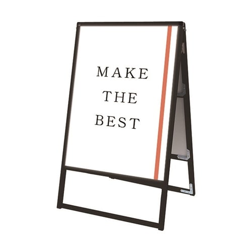 ブラックバリウススタンド看板LED A1