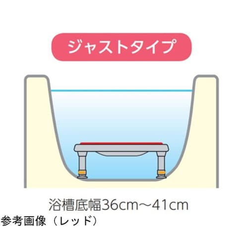 軽量浴槽台ジャスト12−20 レッド 5