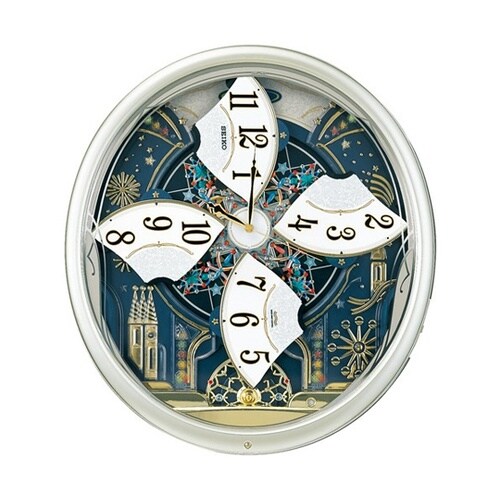 電波からくり時計 468×424×109