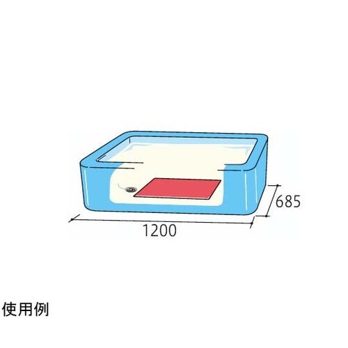 浴槽用 すべり止めマット Mサイズ レッ