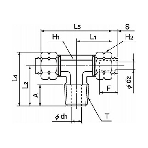 クイックシール接手(インサートタイプ・黄