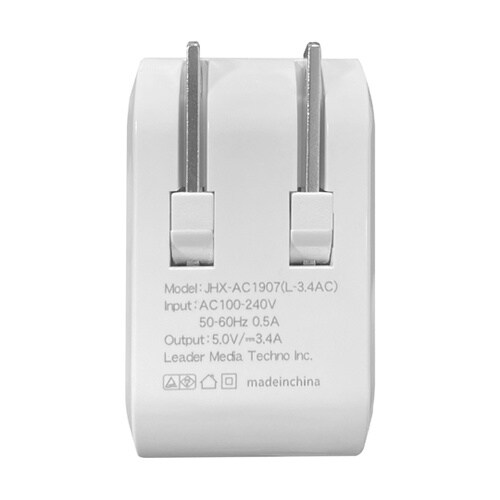 AC充電器 2口 3.4A USB−A×