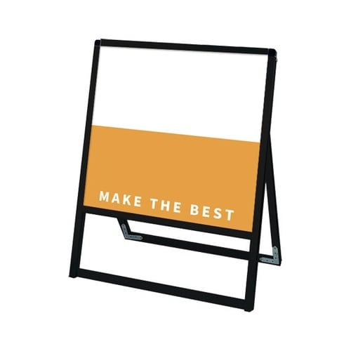 ブラックバリウススタンド看板 アルミ複合