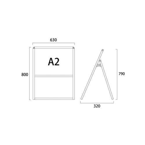 ブラックバリウススタンド看板 ブラックボ