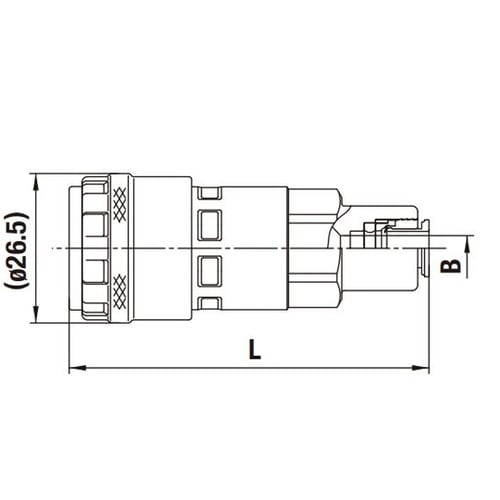 ハイカプラ200(ソケット)鋼鉄(クロム