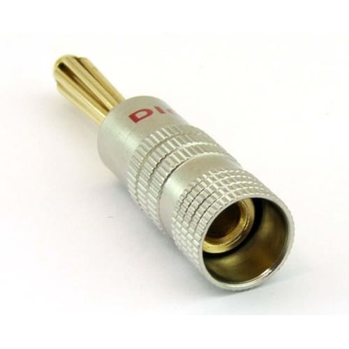 φ4mm 金メッキバナナプラグ 赤 3個