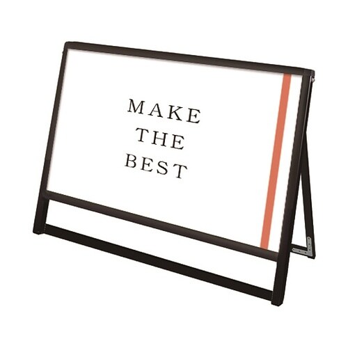 ブラックバリウススタンド看板 アクリル