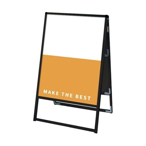 ブラックバリウススタンド看板 アルミ複合