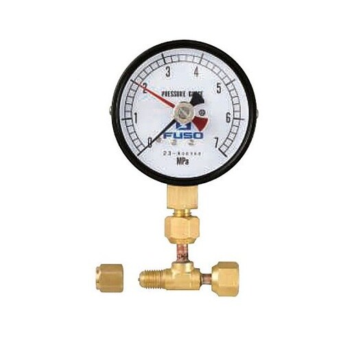 0ー7MPa 置針式圧力計(アダプター付