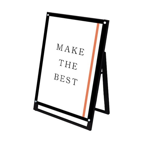 ブラックポスター用スタンド看板マグネジ