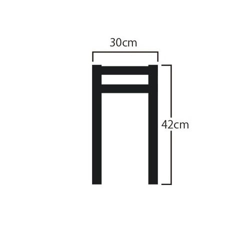 TABLEX−LOW 脚部 ブラック T