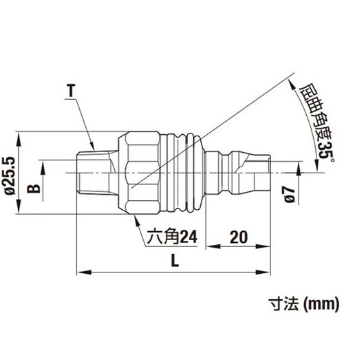 ツイストプラグ(プラグ)鋼鉄(クロムめっ
