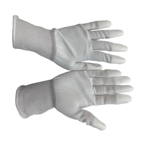 ウレタン手袋 指先コーティング 白 LL