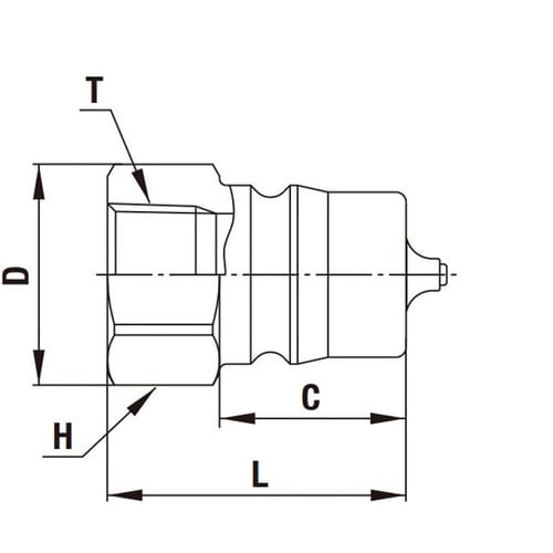 ハイパーHSPカプラ(プラグ)特殊鋼(ニ