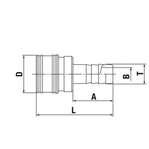 ステンレス鋼 NBR 1/8インチホース