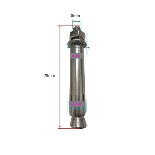 中空壁・石膏ボードアンカーボルト M8