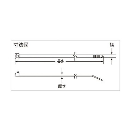 PLT1.5SM30 ナイロン結束バンド